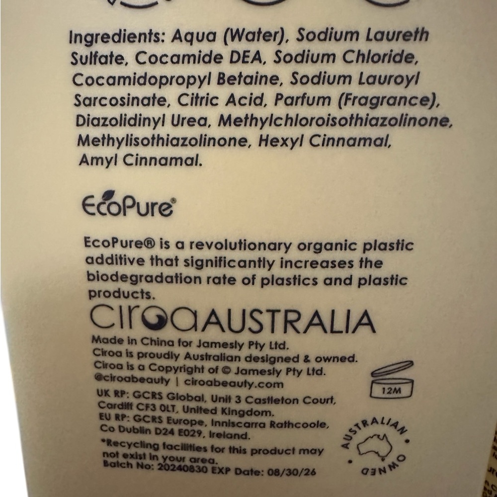 CIROA manuka honey & Macadamia Duo Body Scrub & Shower Gel Gift Set New - Picture 6 of 8